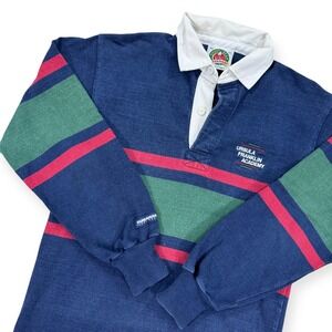 Barbarian Shirt Men's XS Navy Blue Rugby Polo Ursula Franklin Academy Canada